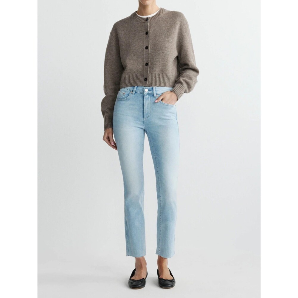NWT DL1961 Mara Ankle Jeans Size 25x28 High Rise Instasculpt Straight Light Wash